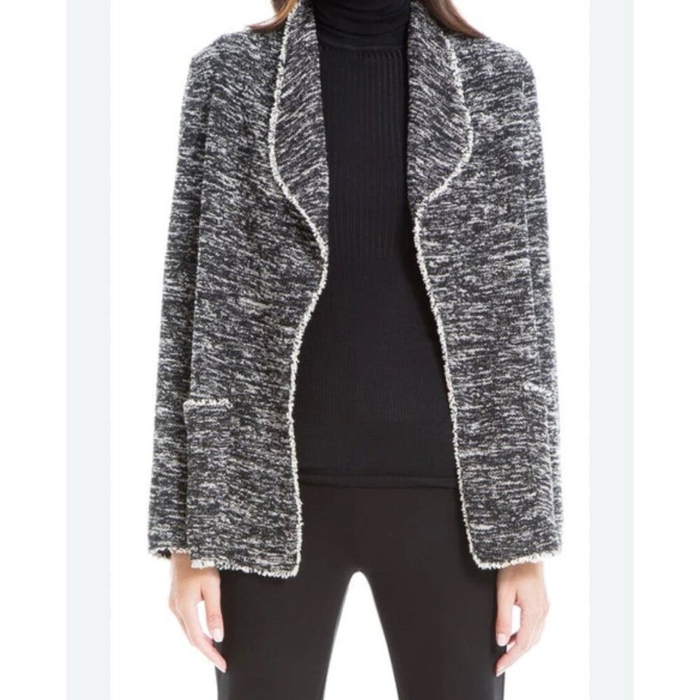 Max Studio Womens Knit Open Cardigan Sweater Sz 1X‎  Lagenlook Career Office NWT